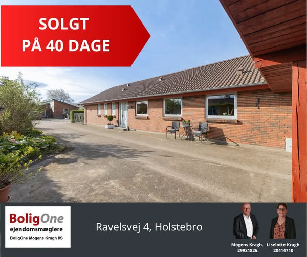 BoligOne Mogens Kragh I/S har solgt bolig i Ellebæk-området på 40 dage