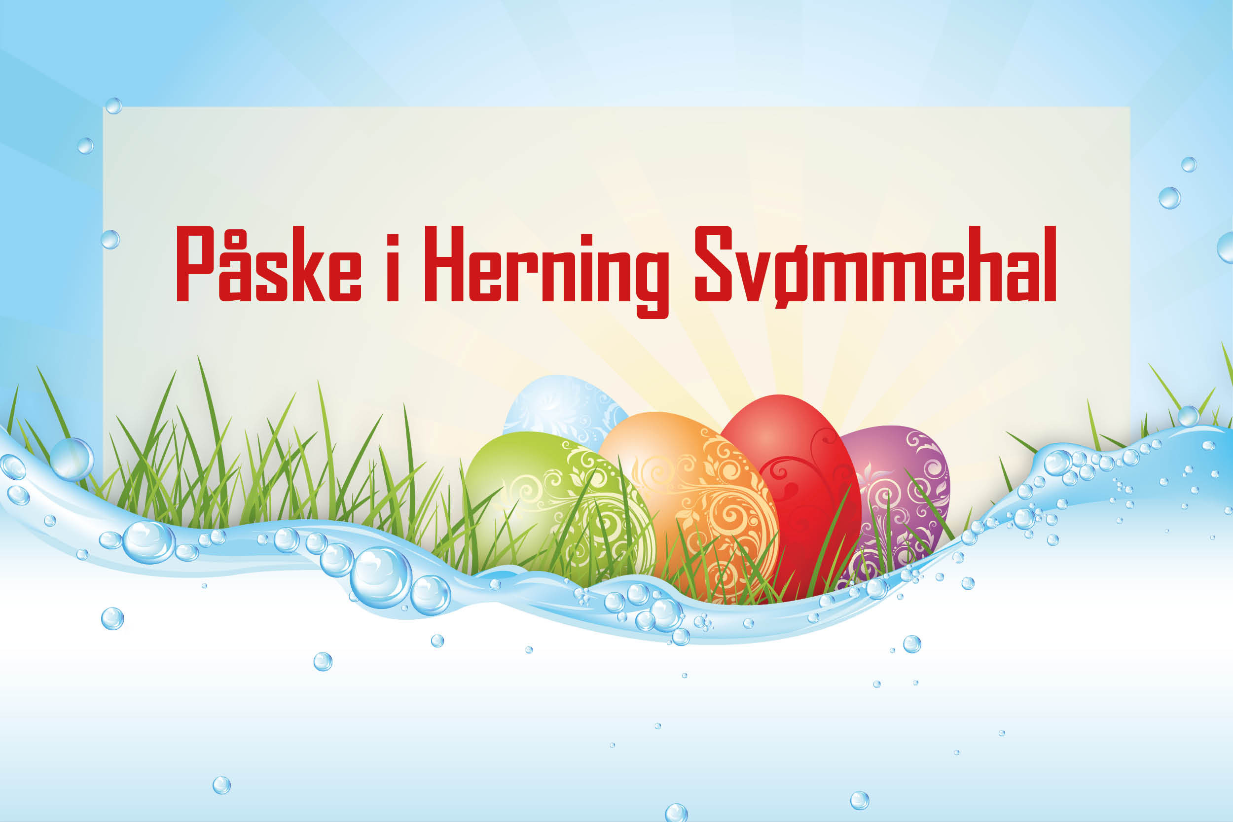 Herning Bad holder åbent hver dag i skolernes påskeferie: Find programmet her