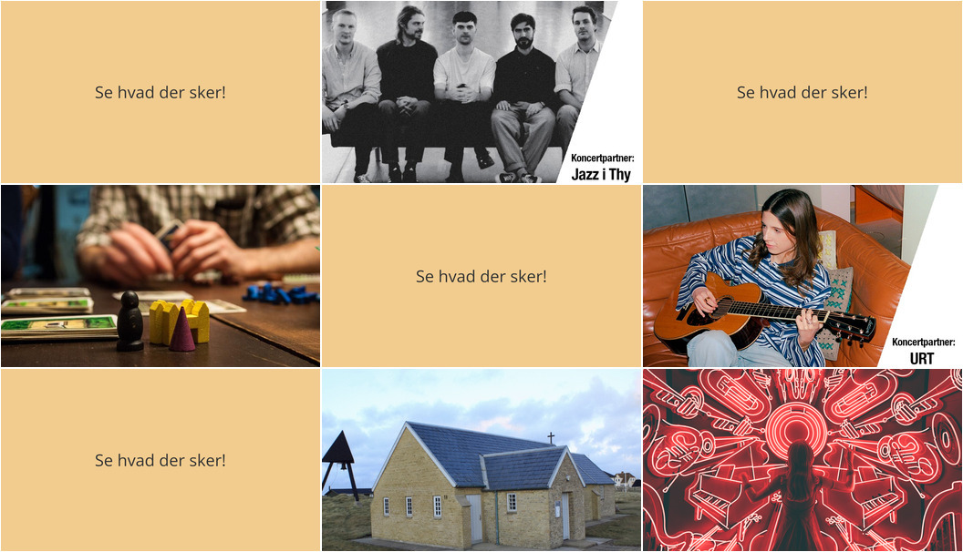 Oplevelser i Thy denne weekend: Jazz, brætspil og kyndelmissekoncerter