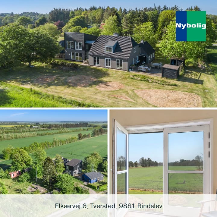 Nybolig Hjørring tilbyder arkitekttegnet villa på Elkærvej 6 til salg