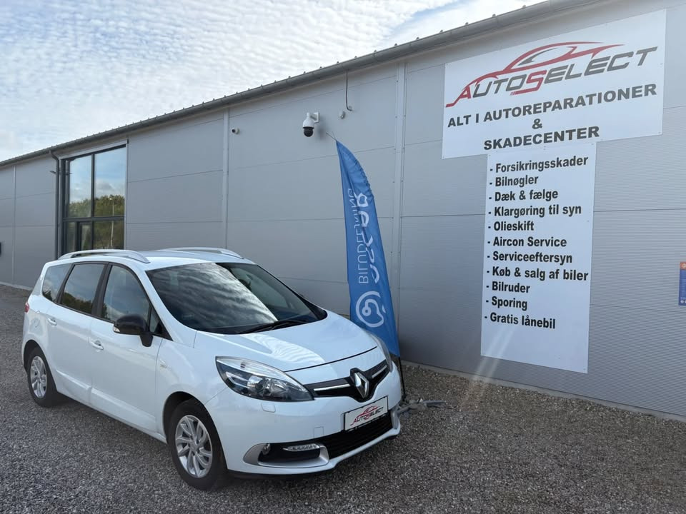 AutoSelect Slagelse Synshal tilbyder nysynet Renault Grand Scenic til attraktiv pris