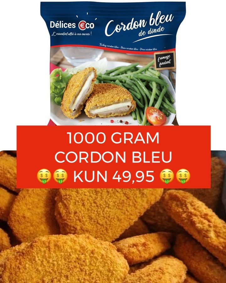 Løvbjerg Frederikshavn: Kalkun Cordon Bleu til vild pris på 49,99 kr.