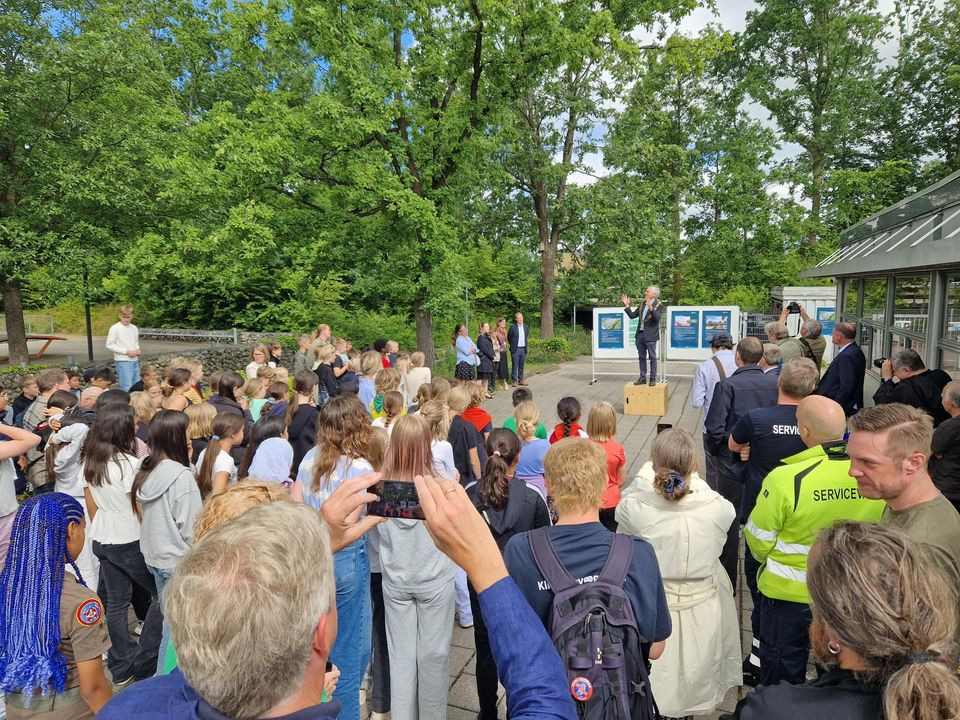 En solbeskinnet milepæl for Furesøs klimaselskab