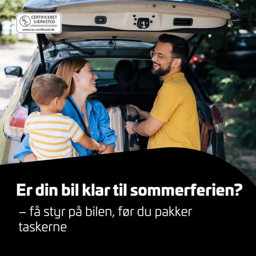 Martin Jespersen & Søn Automobiler A/S minder om vigtigheden af ferietjek af bilen