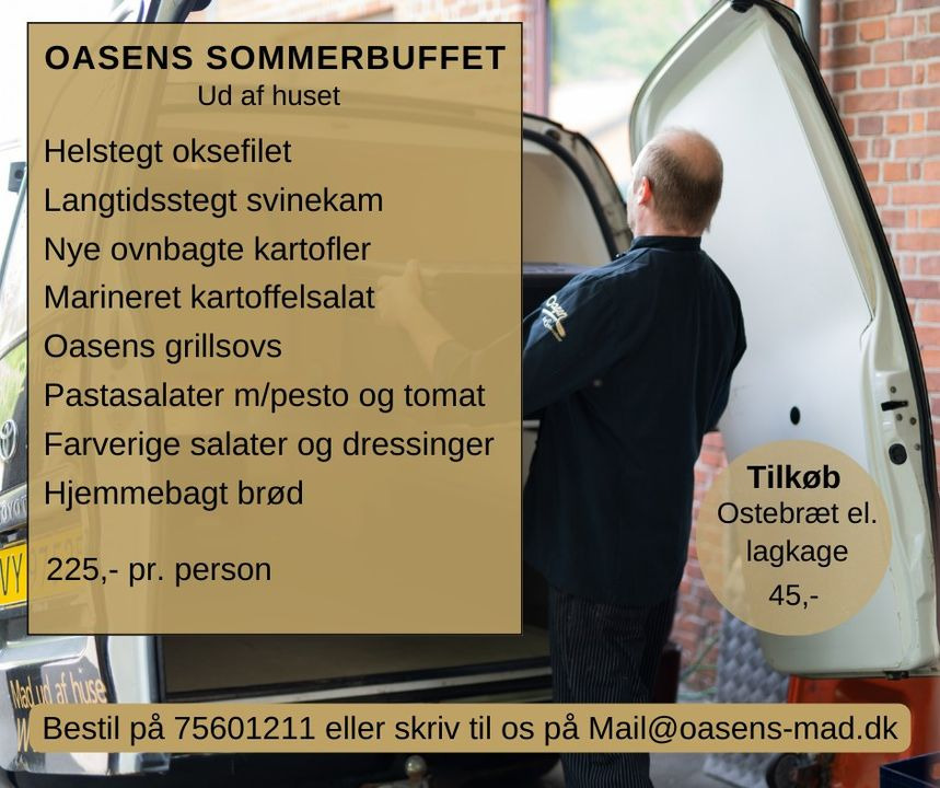 Ustadigt junivejr skaber ikke problemer for sommerbuffeten