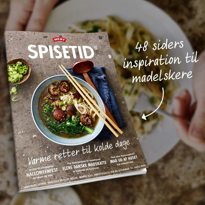 Meny Randers præsenterer nyt Spisetid-magasin med efterårsopskrifter