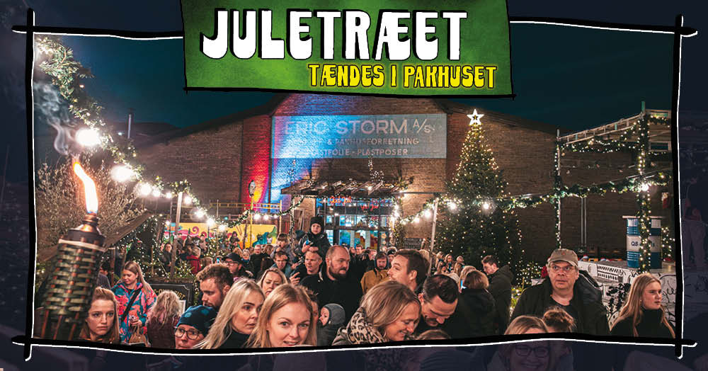 Julestemning i Storms Pakhus: Juletræstænding og koncert
