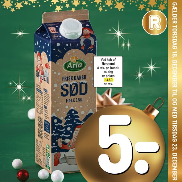 Rema 1000 Rosenkrantzgade tilbyder skarpe priser til juleindkøb uden stress