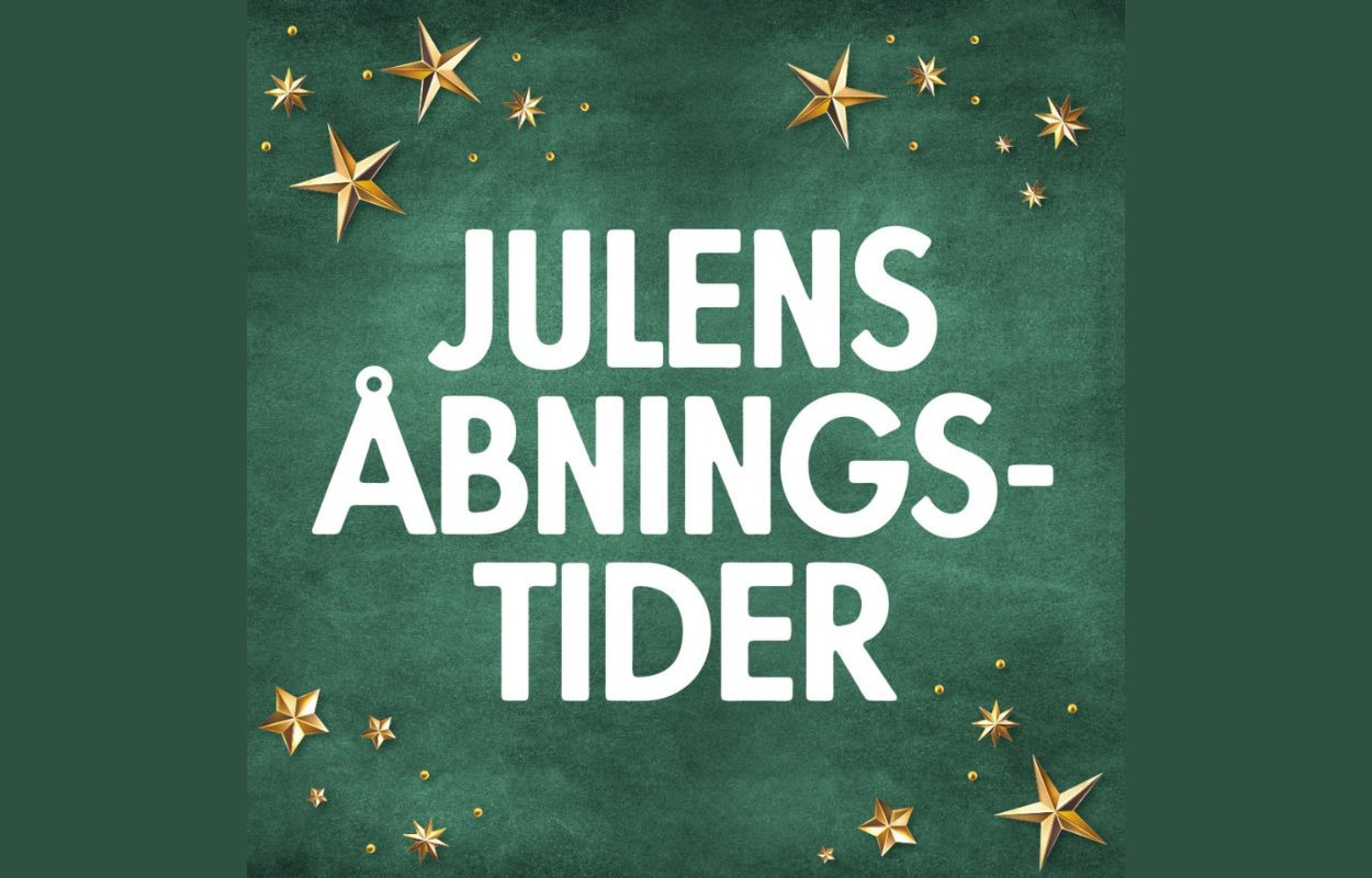 Guide til vores åbningstider i juletiden