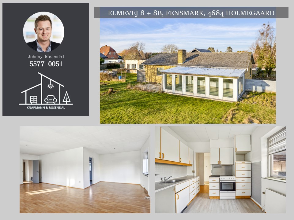 Knapmann & Rosendal ApS præsenterer centralt beliggende villa i Fensmark