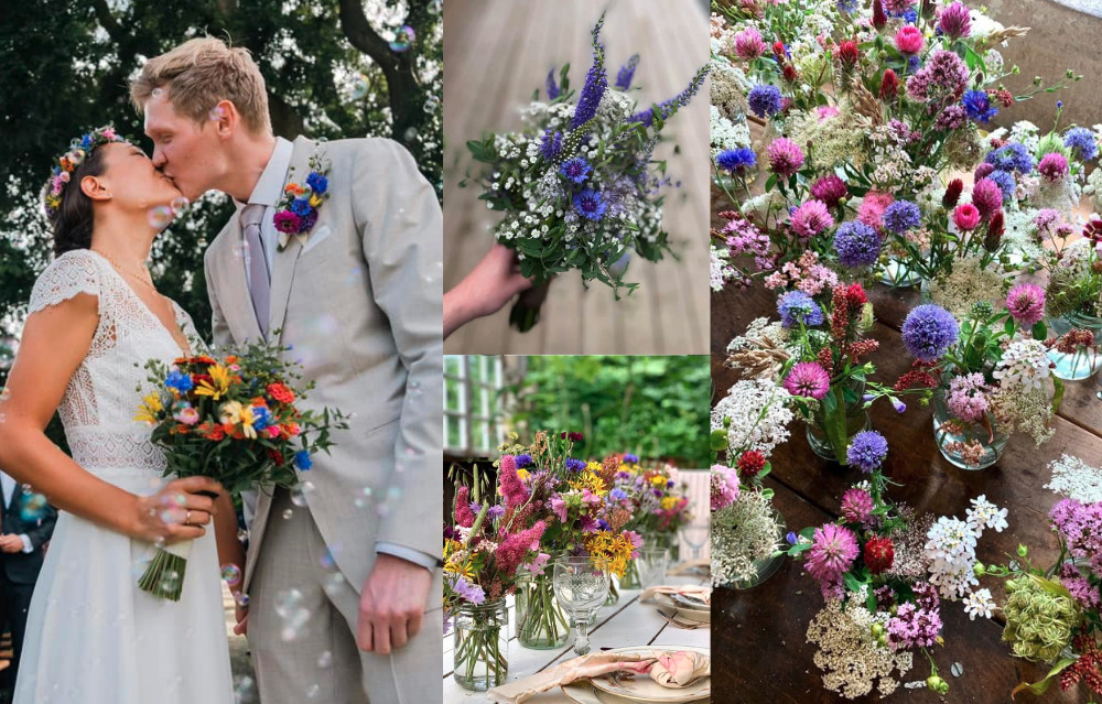 Gør dit bryllup grønt med vilde blomster fra Mille's Heaven