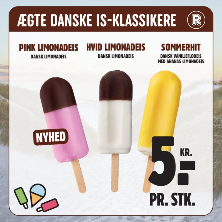 REMA 1000 Nykøbing Mors præsenterer nye is-klassikere med skarpe priser