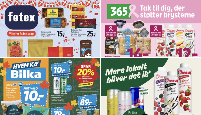 Få Cheasy yoghurt til 12 kr. og Kohberg Velsmag til 14 kr. - se de lokale dagligvaretilbud