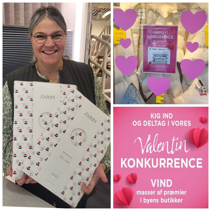 Fjerrenseriet deltager i Byens store Valentinskonkurrence med chancen for at vinde sengesæt fra Sødahl