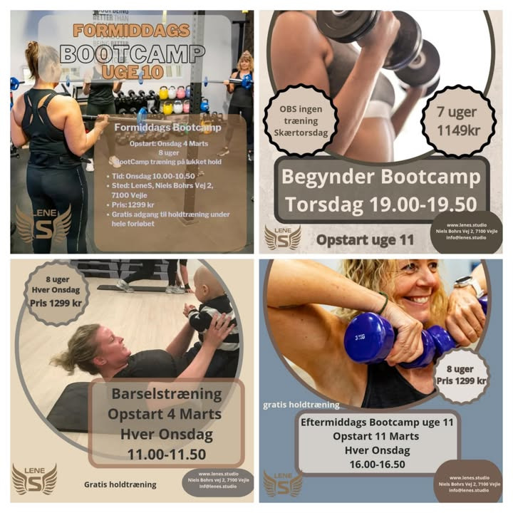 LeneS tilbyder bootcamps for alle niveauer og livsfaser