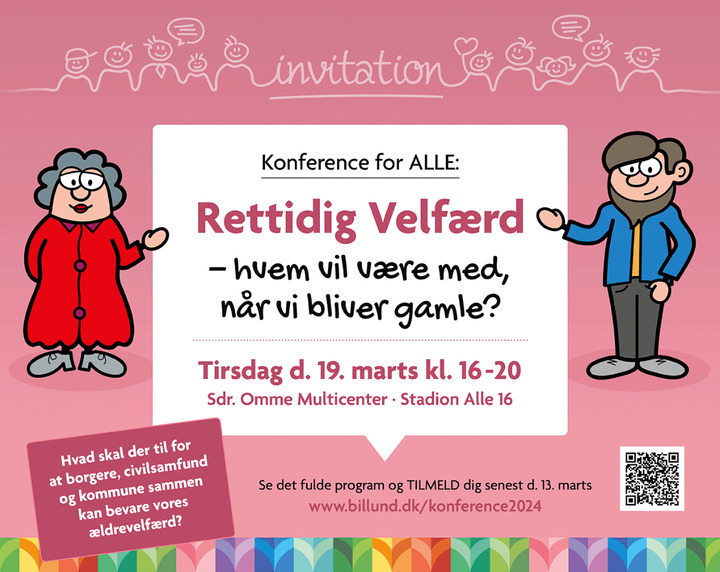 Invitation til borgerkonference om fremtidens velfærd på ældreområdet