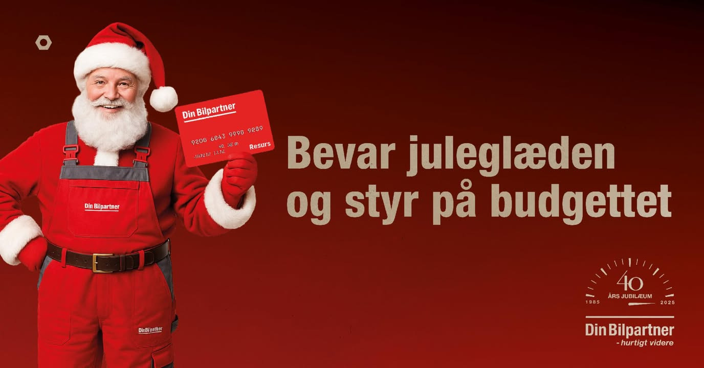 MEJDAL AUTO tilbyder økonomisk ro i julen med Din Bilpartner Kortet