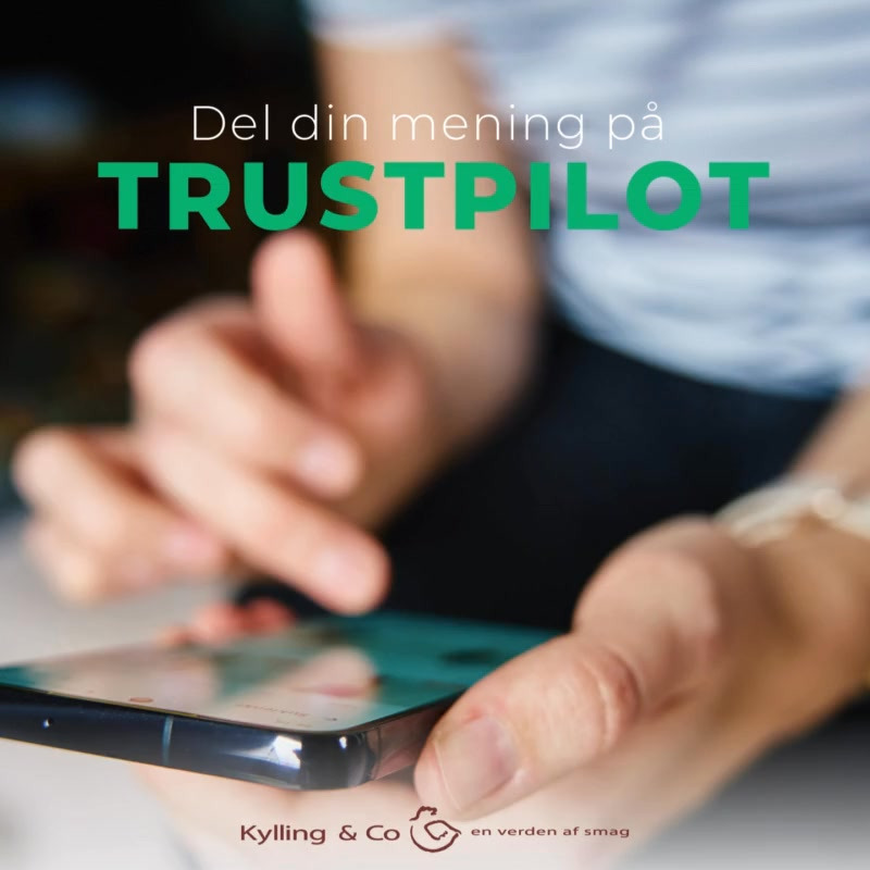 Kylling & Co opfordrer til kundefeedback på Trustpilot