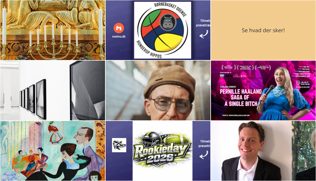 Weekenden i Odense: Musikalske oplevelser, sport og kunst