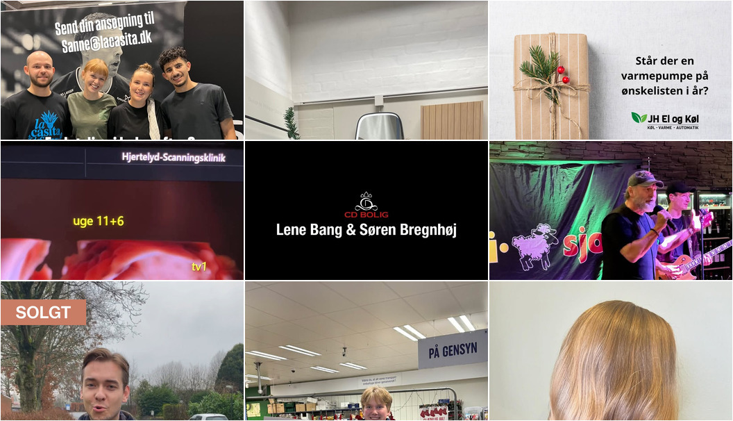 Nyt fra JH EL & KØL, Hjertelyd - scanningsklinik for gravide, LA CASITA og 7 andre
