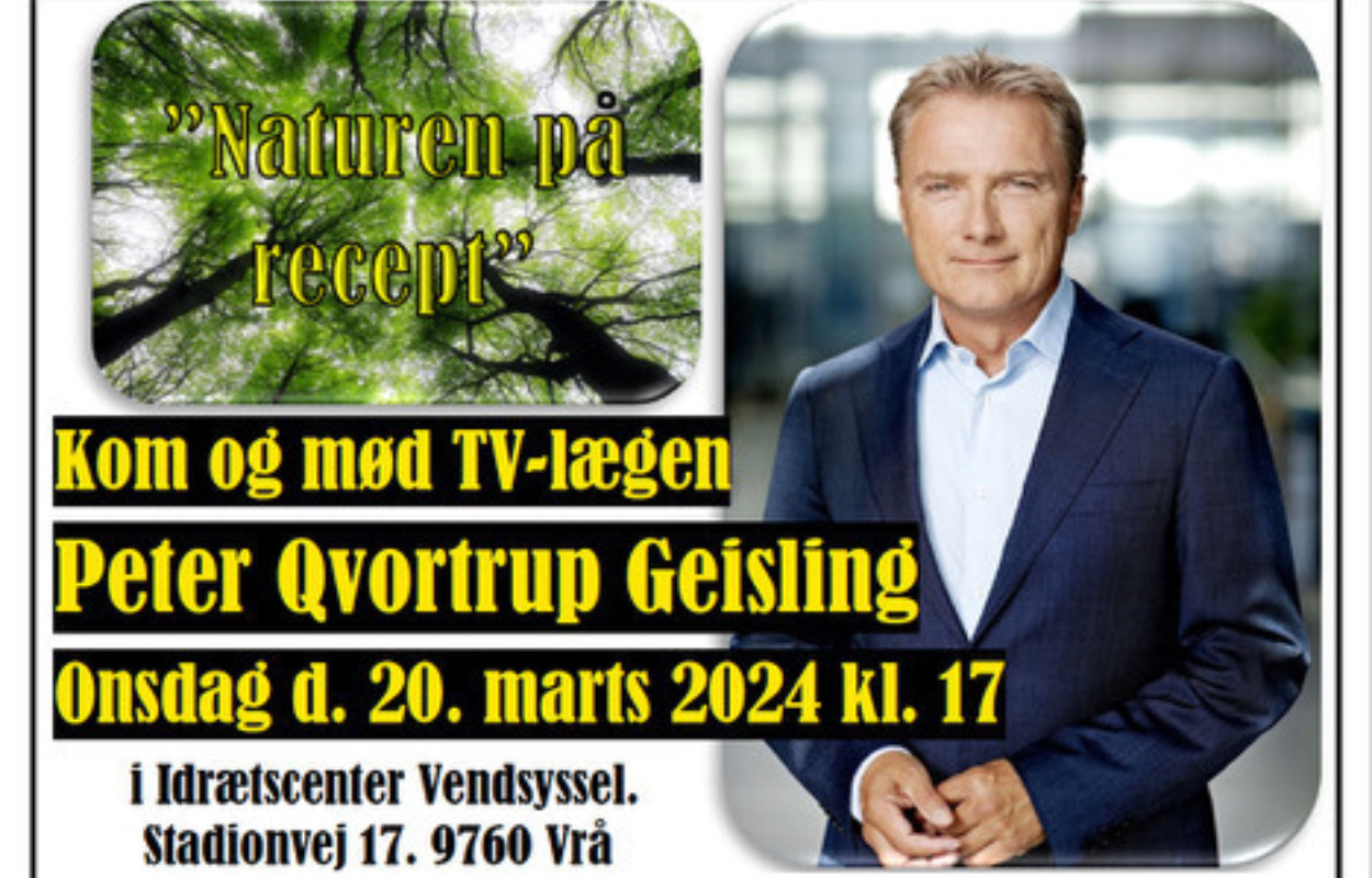 TV-læge Peter Qvortrup Geisling besøger Idrætscenter Vendsyssel: Hvad sker der i din hjerne, når du står midt i en grøn bøgeskov?