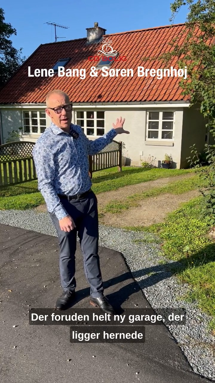 Charmerende ejendom for mekanikere og hobbyentusiaster fra CD Bolig - Lene Bang & Søren Bregnhøj