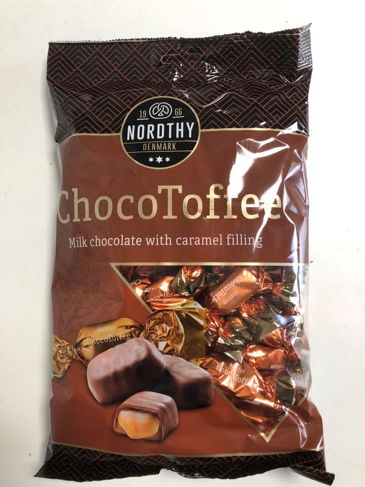 Ja tak-tilbud på lækre chokolade karameller hos Min Købmand Øster Bjerregrav