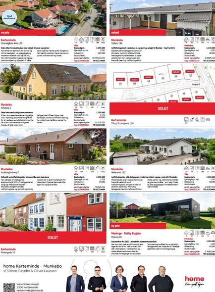 home Kerteminde-Munkebo præsenterer ny avis med 4 endelige handler