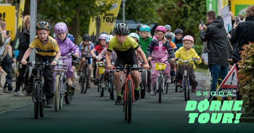Har du en cykelrytter gemt i maven? Kør med i Škoda BørneTour Holstebro!