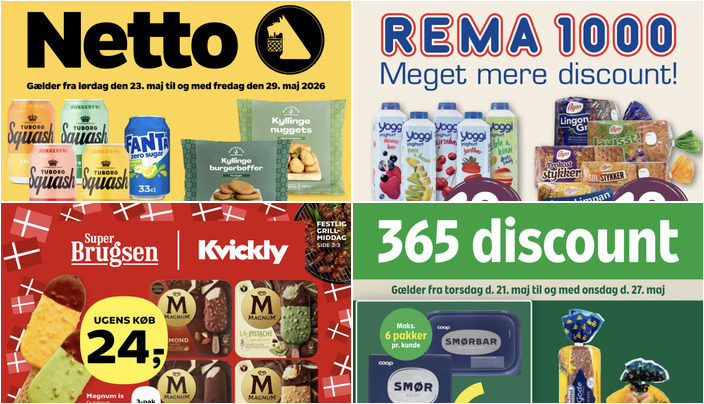 Coop smør til 6 kr. og Bistronne kyllingemarked til 10 kr. - Se de lokale dagligvaretilbud