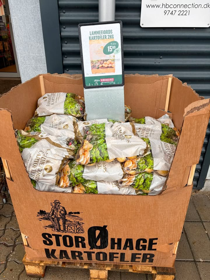 MIN KØBMAND I ASP sælger Lammefjords kartofler 2 kg til 15 kr