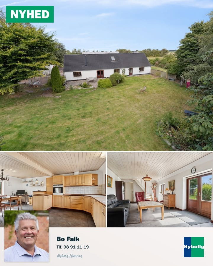 Charmerende landejendom med plads til hobby og dyrehold i Hjørring