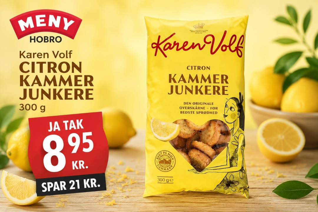 MENY Hobro tilbyder Karenvolf kammerjunker citron til 8,95 kr.