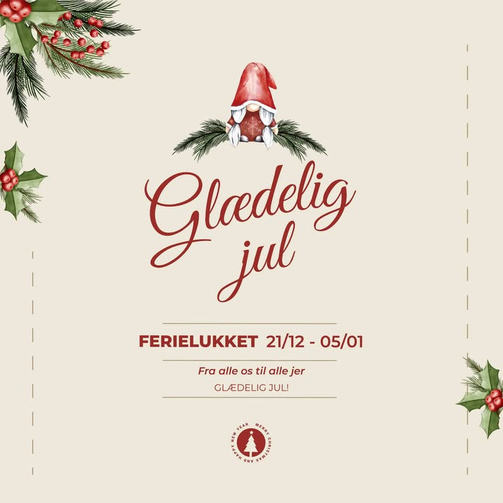 Skrannies Skilte & Reklame ApS går på juleferie fra 21. december til 6. januar