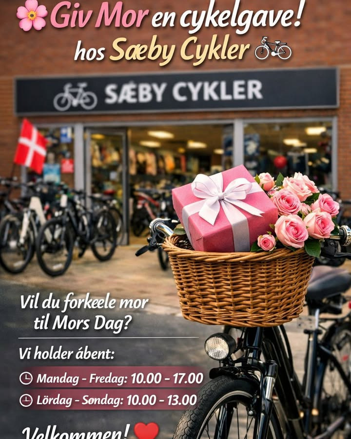 Sæby cykler opfordrer til at forkæle mor med en cykelgave