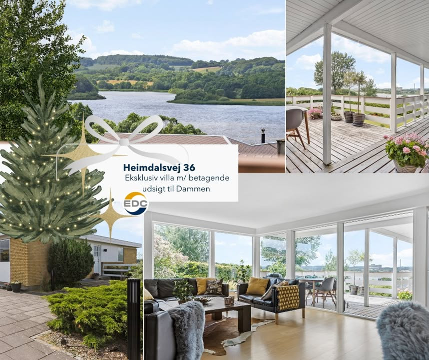 Eksklusiv villa til salg med udsigt over Haderslev Dam hos EDC Filtenborg