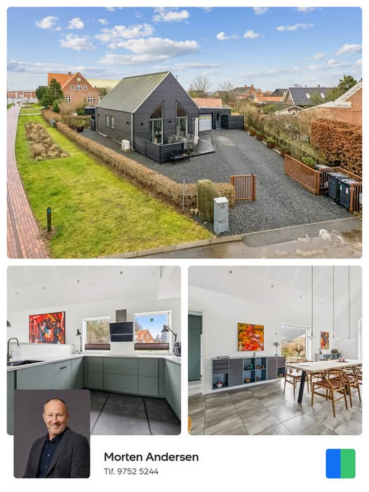 Nybolig Skive I/S præsenterer moderne villa nær skov og hav