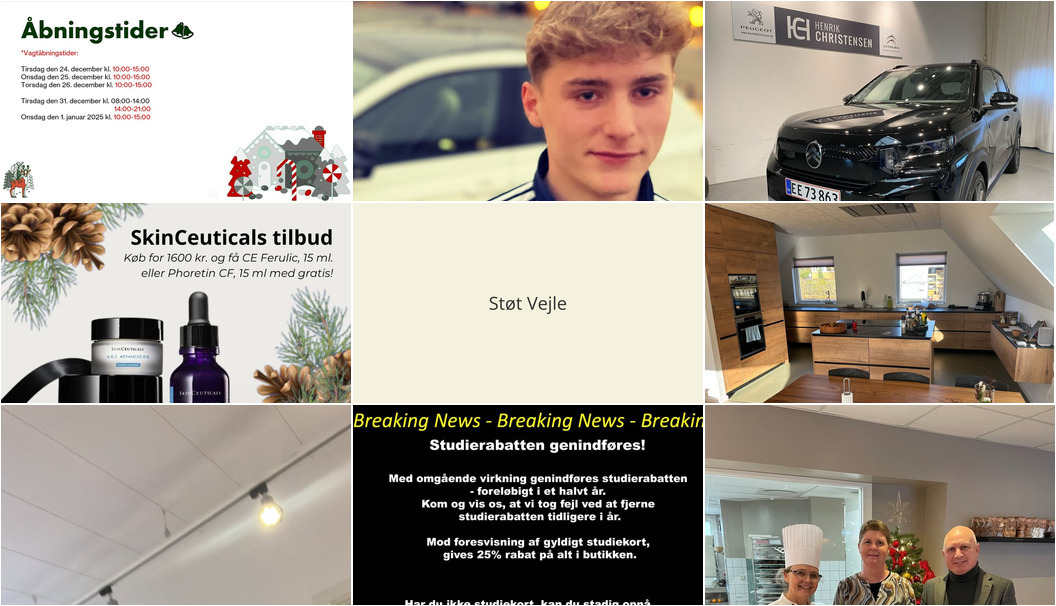 Nyt fra Vejle Løve Apotek, Lets Drive, BESSMANN KØKKENER og 5 andre