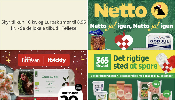 Skyr til kun 10 kr. og Lurpak smør til 8,95 kr. - Se de lokale tilbud i Tølløse