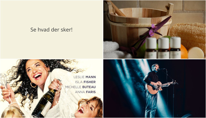 Weekendaktiviteter i Grenaa: Saunagus, Komedie og Koncertoplevelser