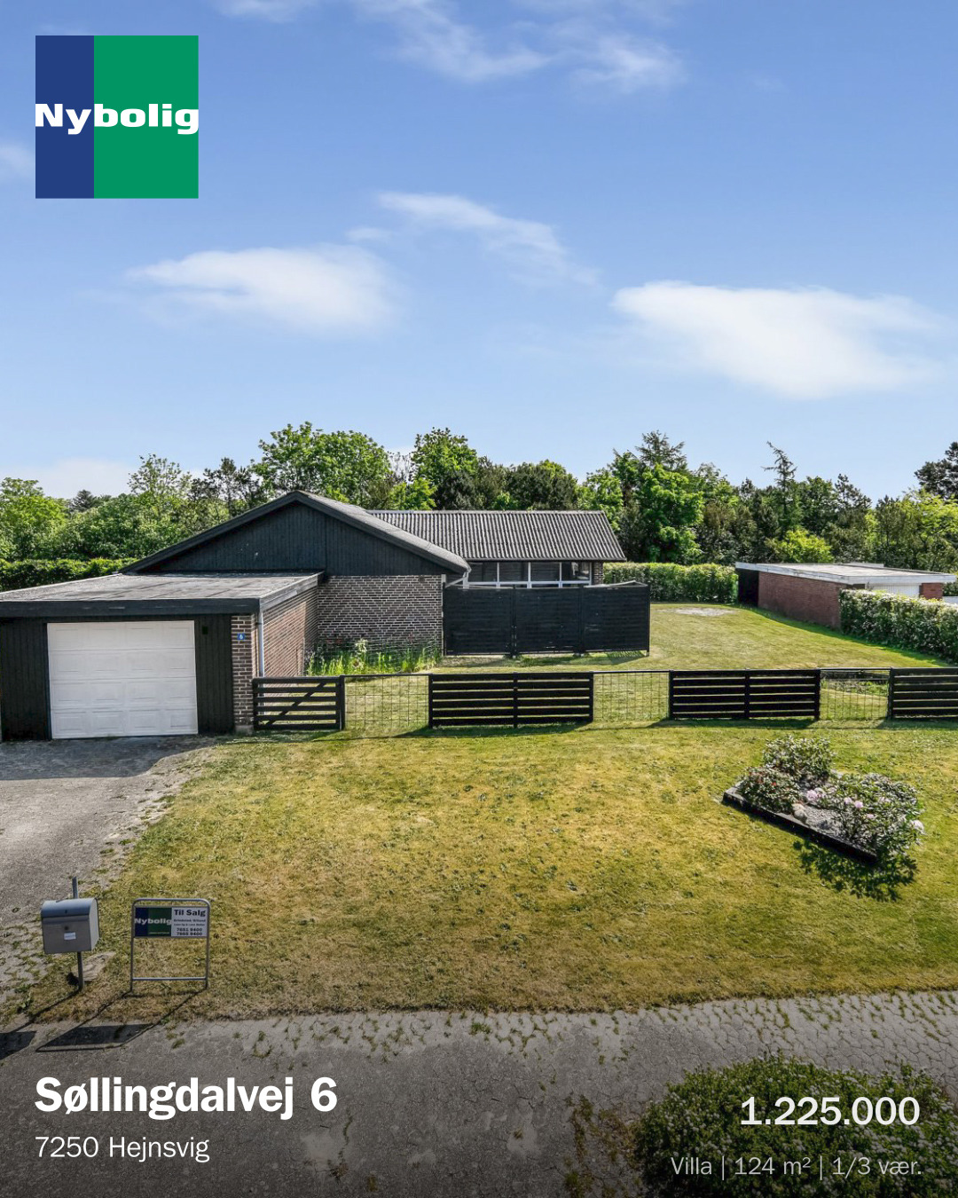 Nybolig Grindsted annoncerer ny pris på charmerende villa i Hejnsvig