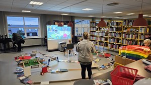 Byg og ræs med Mario og Luigi på Faxe Bibliotek