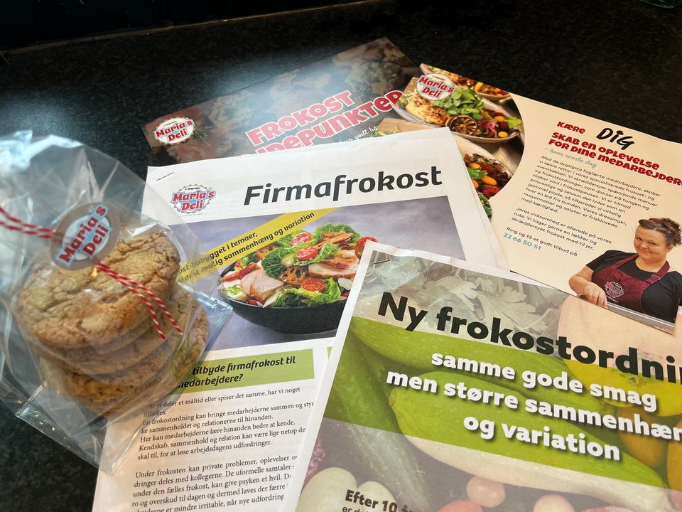 Maria's Deli tilbyder sunde og lækre frokostordninger til virksomheder