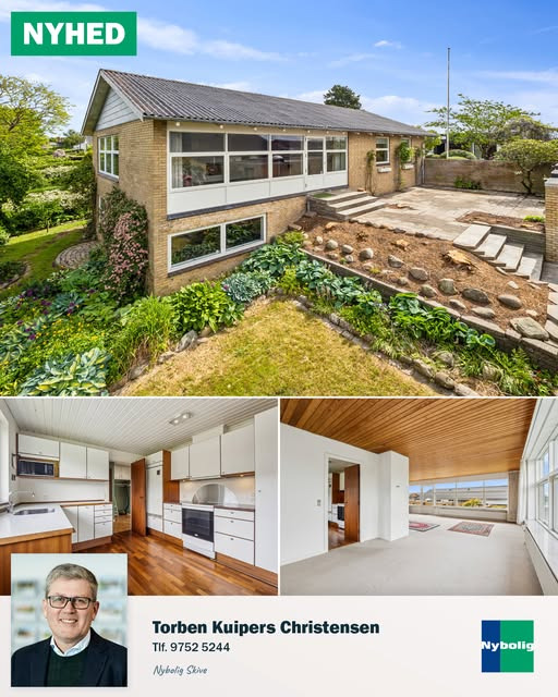 Charmerende 60'er-villa nær midtbyen til salg hos Nybolig Skive I/S