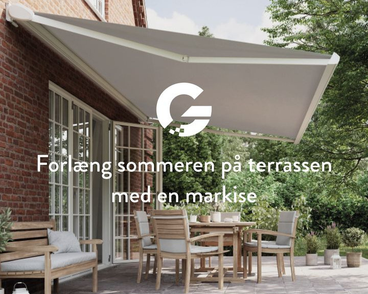 Forlæng sommeraftener med LED-lys markiser fra Garant Brønderslev