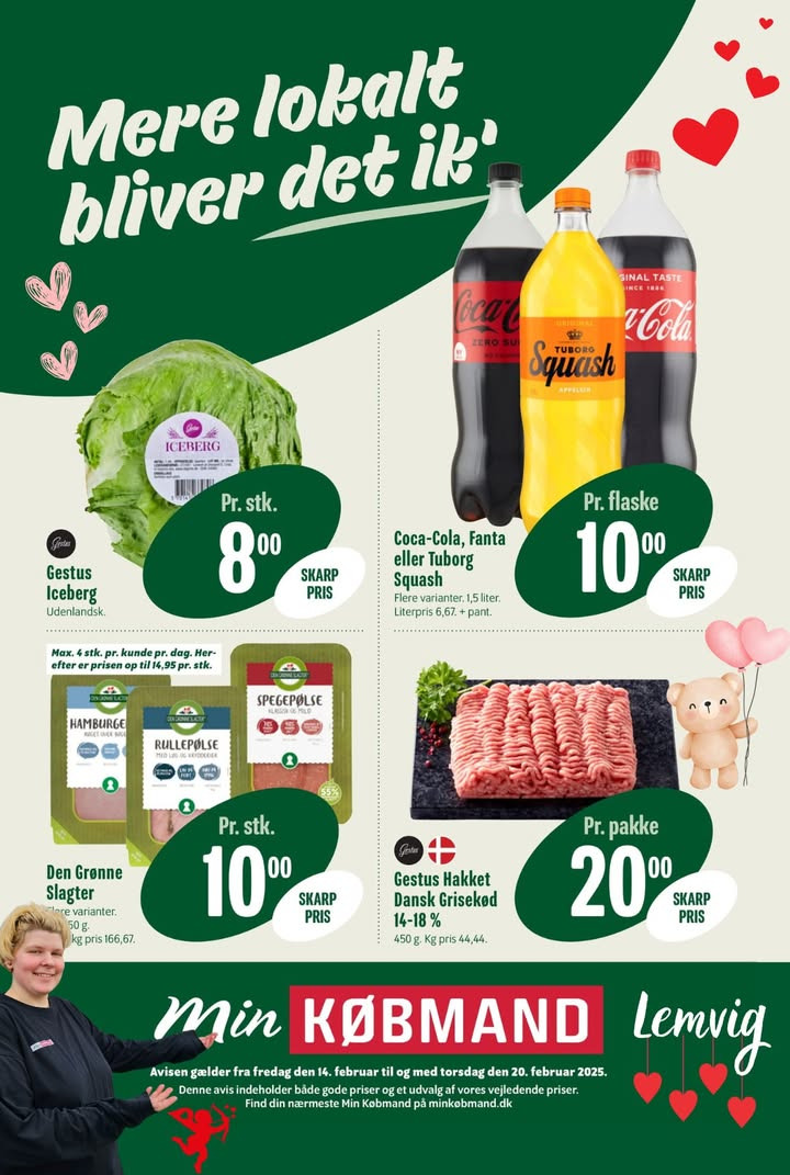 Min Købmand Lemvig klar med romantiske tilbud til Valentinsdag