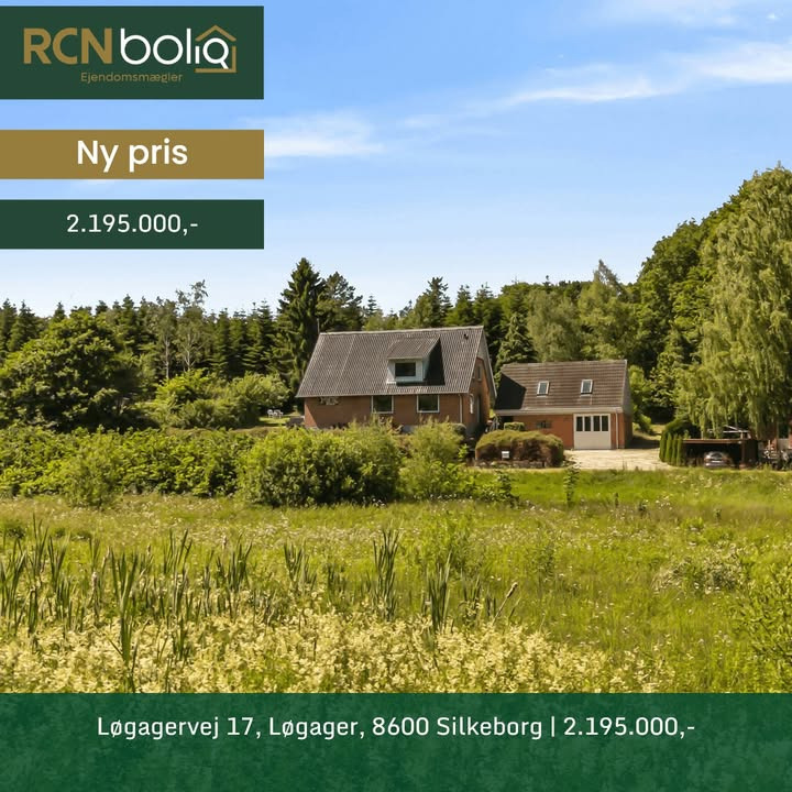 RCN Bolig Silkeborg sænker prisen på villa med panoramaudsigt