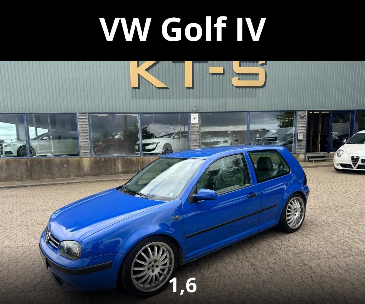 Spændende muligheder for ny bil: Se denne VW Golf IV