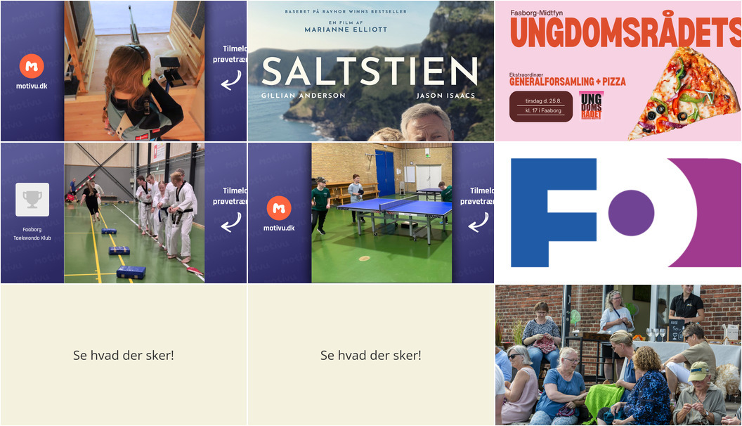 Oplev en uge med skydetræning, film, yoga og historisk strik i Faaborg