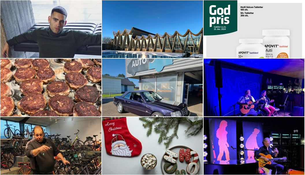 Nyt fra Cykelkram ApS, Herning Svømmehal, SUPERBRUGSEN HAMMERUM og 6 andre